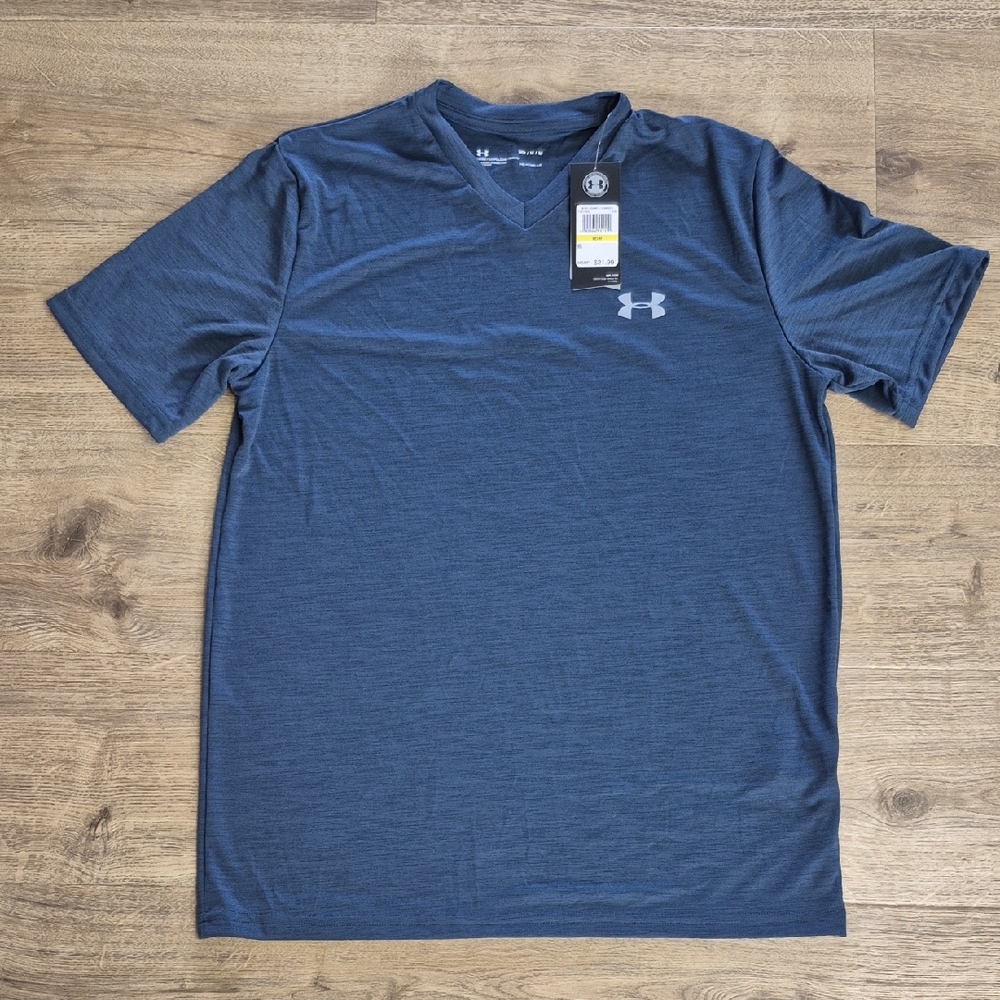 Under Armour Blue Short Sleeve Performance Tee Mens Medium